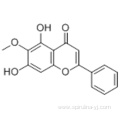 4H-1-Benzopyran-4-one, 5,7-dihydroxy-6-methoxy-2-phenyl CAS 480-11-5